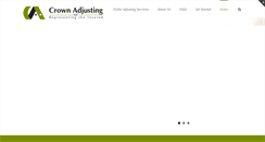 Desktop Screenshot of crownadjusting.com